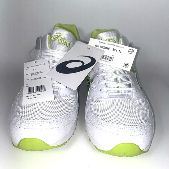 Men SZ 11 Asics Tarther SC "Comme Des Garcons Shirt Pack White Lime" Running - Picture 5 of 13